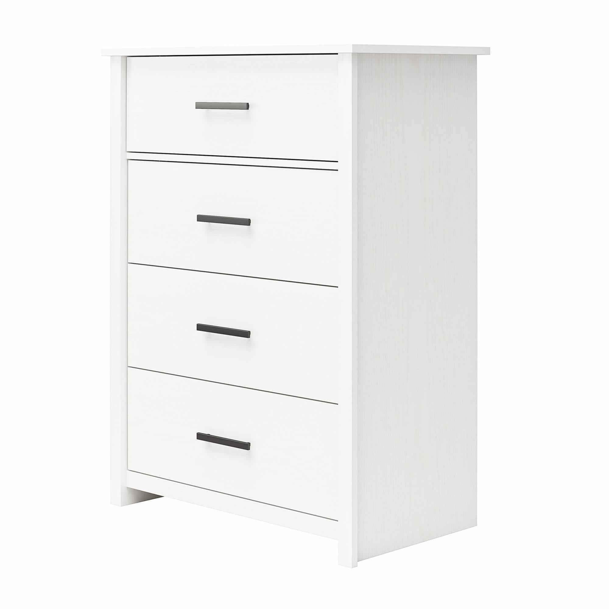 Ameriwood Home Riverside Tall 4-Drawer Dresser - White - 4 Drawer