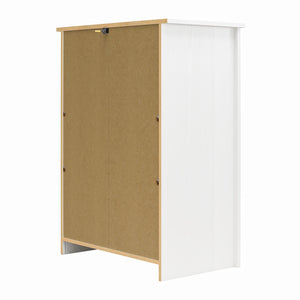Ameriwood Home Riverside Tall 4-Drawer Dresser - White - 4 Drawer