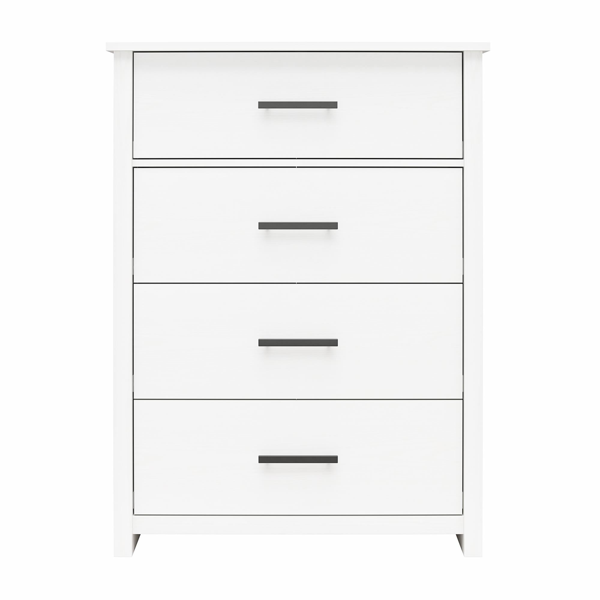 Ameriwood Home Riverside Tall 4-Drawer Dresser - White - 4 Drawer