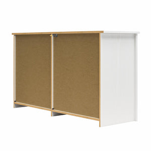 Ameriwood Home Riverside Wide 6-Drawer Dresser - White - 6 Drawer
