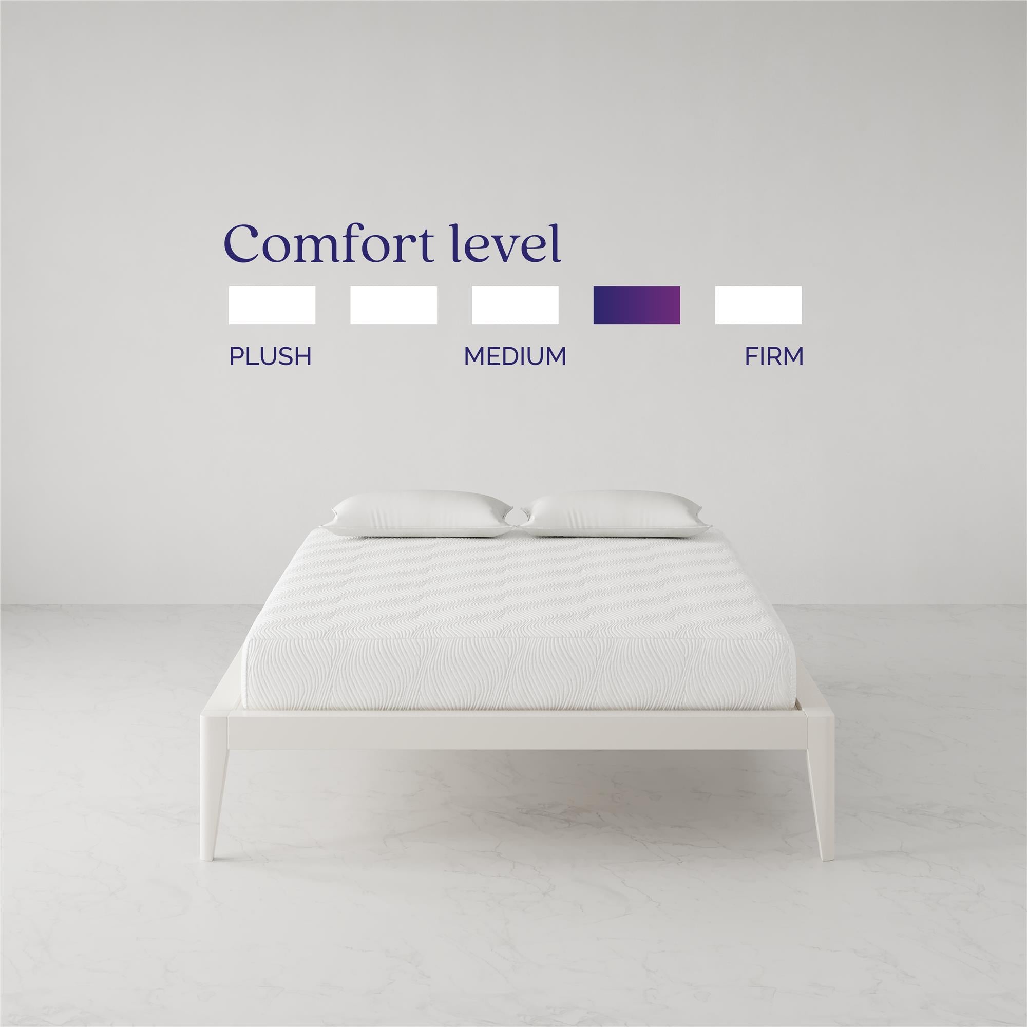 Signature Sleep 8" Queen Memory Foam Mattress - White