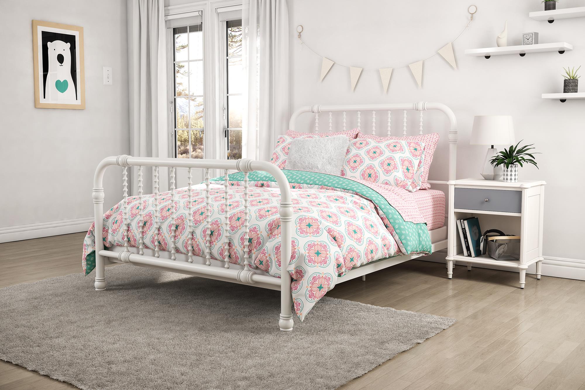 Little Seeds Cora 7 Piece Bedding Set, Full, Pink - Pink - Full