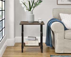 Ameriwood Home Carter End Table - Rustic