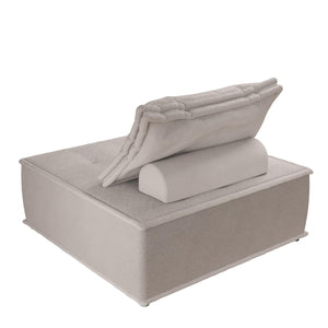 DHP Paloma Single Sofa Chair - Taupe - 1-Seater