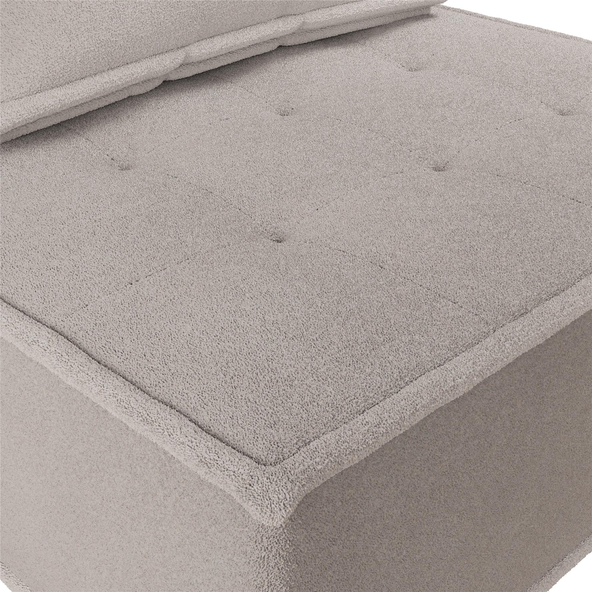 DHP Paloma Single Sofa Chair - Taupe - 1-Seater