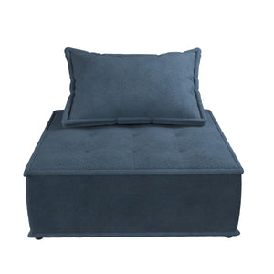 DHP Paloma Single Sofa Chair - Navy - 1-Seater