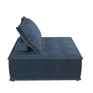 DHP Paloma Single Sofa Chair - Navy - 1-Seater
