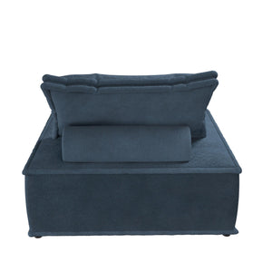 DHP Paloma Single Sofa Chair - Navy - 1-Seater
