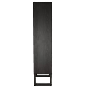 Ren Home Talo 3 Shelf Bookcase with 2 Doors - Espresso