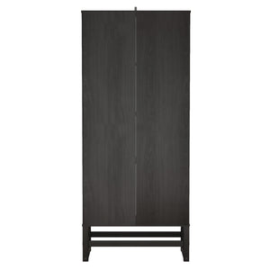 Ren Home Talo 3 Shelf Bookcase with 2 Doors - Espresso