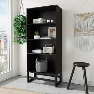 Ren Home Talo 4 Shelf Bookcase - Espresso