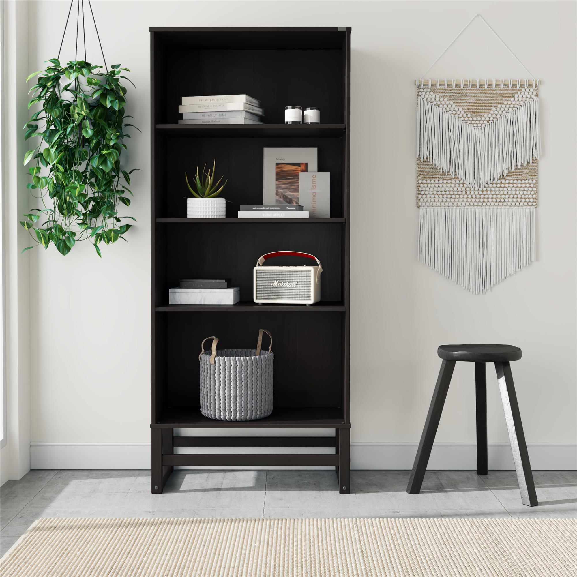 Ren Home Talo 4 Shelf Bookcase - Espresso