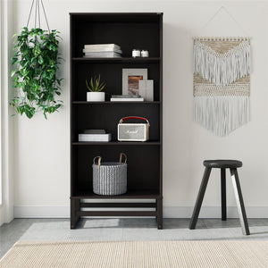 Ren Home Talo 4 Shelf Bookcase - Espresso