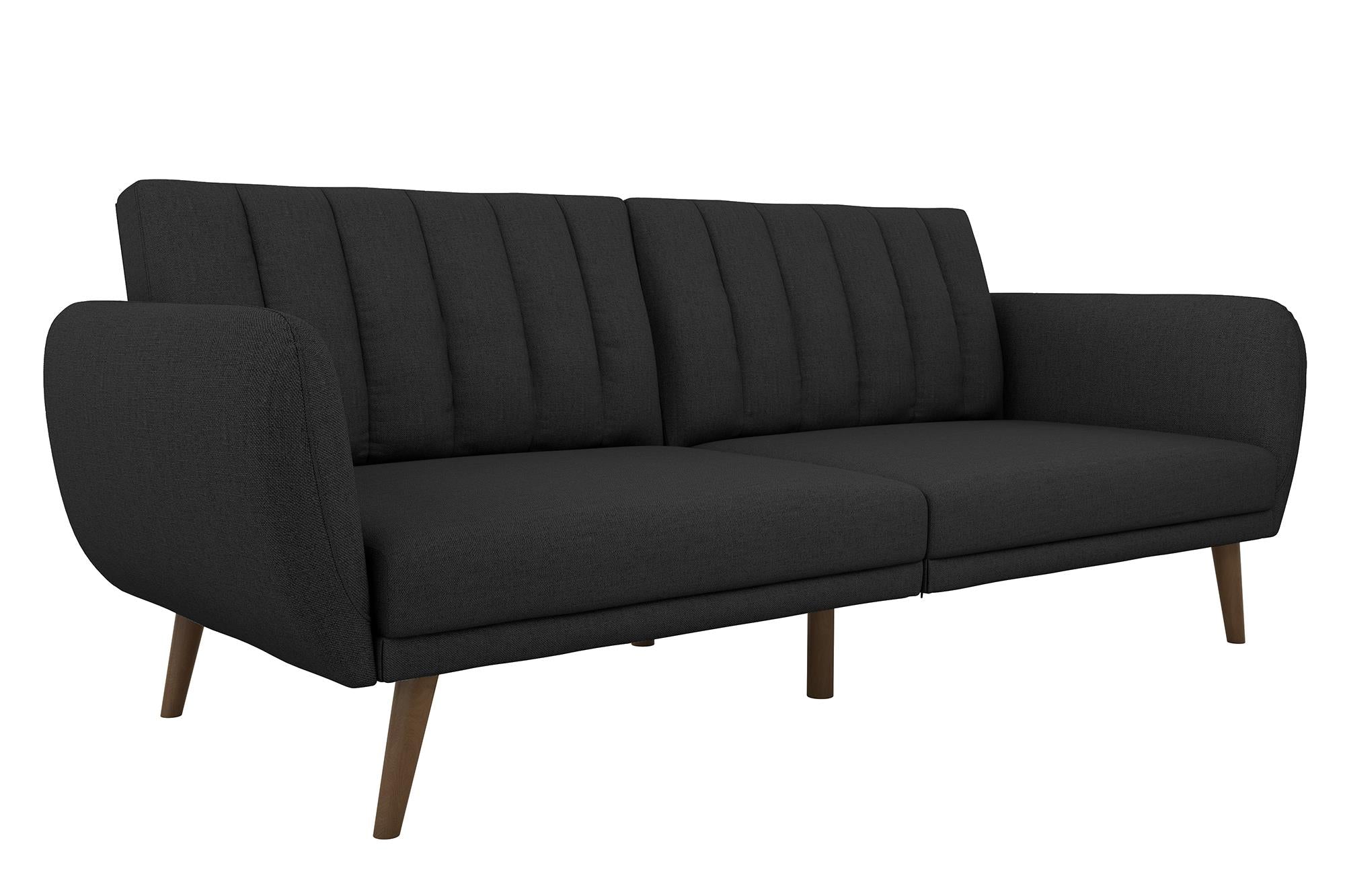 Novogratz Brittany Futon Sofa Bed - Dark Gray