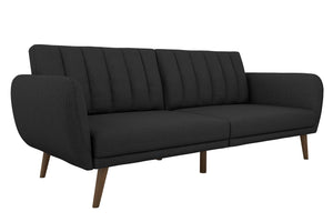 Novogratz Brittany Futon Sofa Bed - Dark Gray