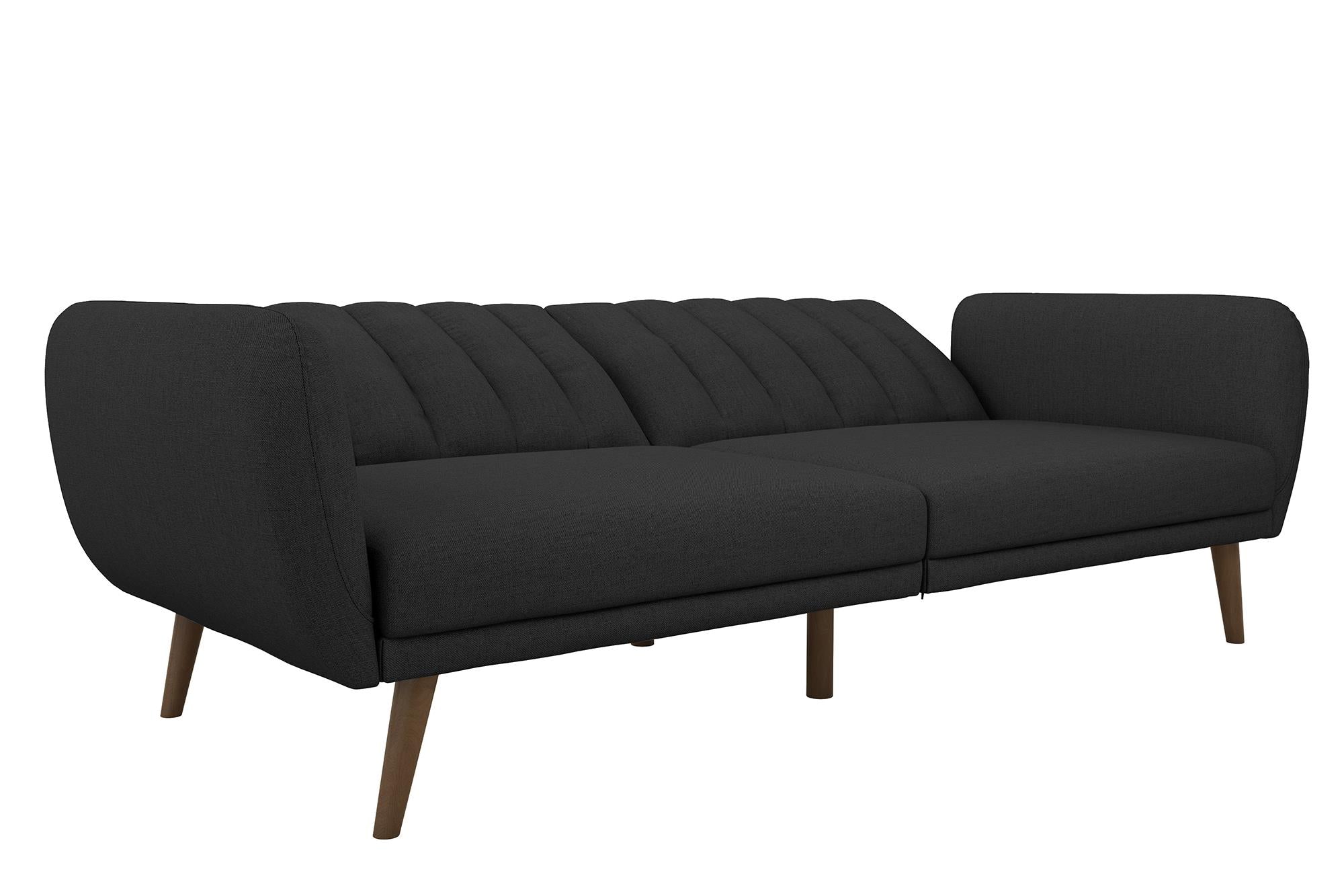 Novogratz Brittany Futon Sofa Bed - Dark Gray