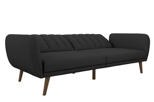 Novogratz Brittany Futon Sofa Bed - Dark Gray