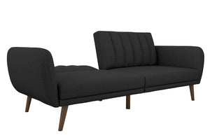 Novogratz Brittany Futon Sofa Bed - Dark Gray
