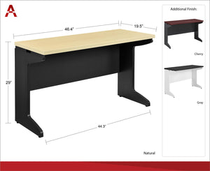 Ameriwood Home Pursuit Bridge Table - White