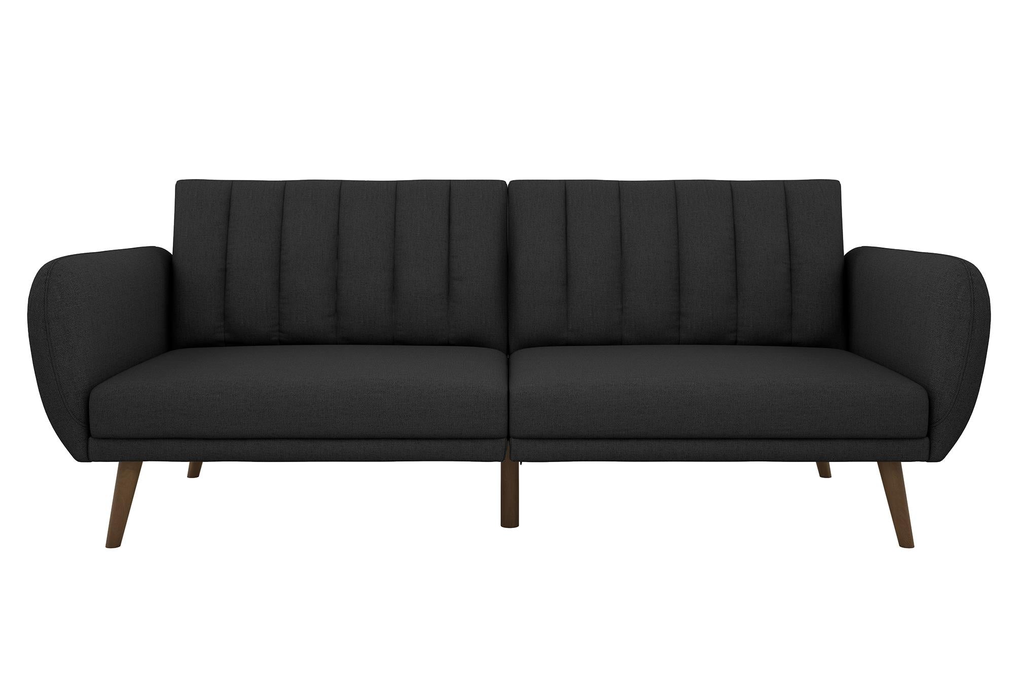 Novogratz Brittany Futon Sofa Bed - Dark Gray
