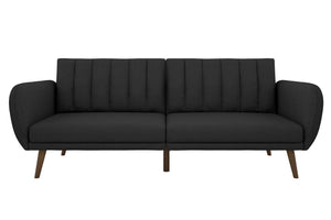 Novogratz Brittany Futon Sofa Bed - Dark Gray