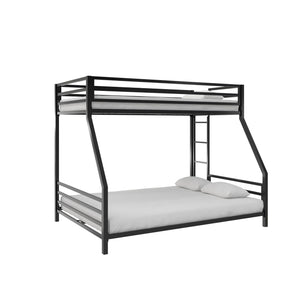 Signature Sleep Coen Metal Bunk Bed - Black - Twin-Over-Full