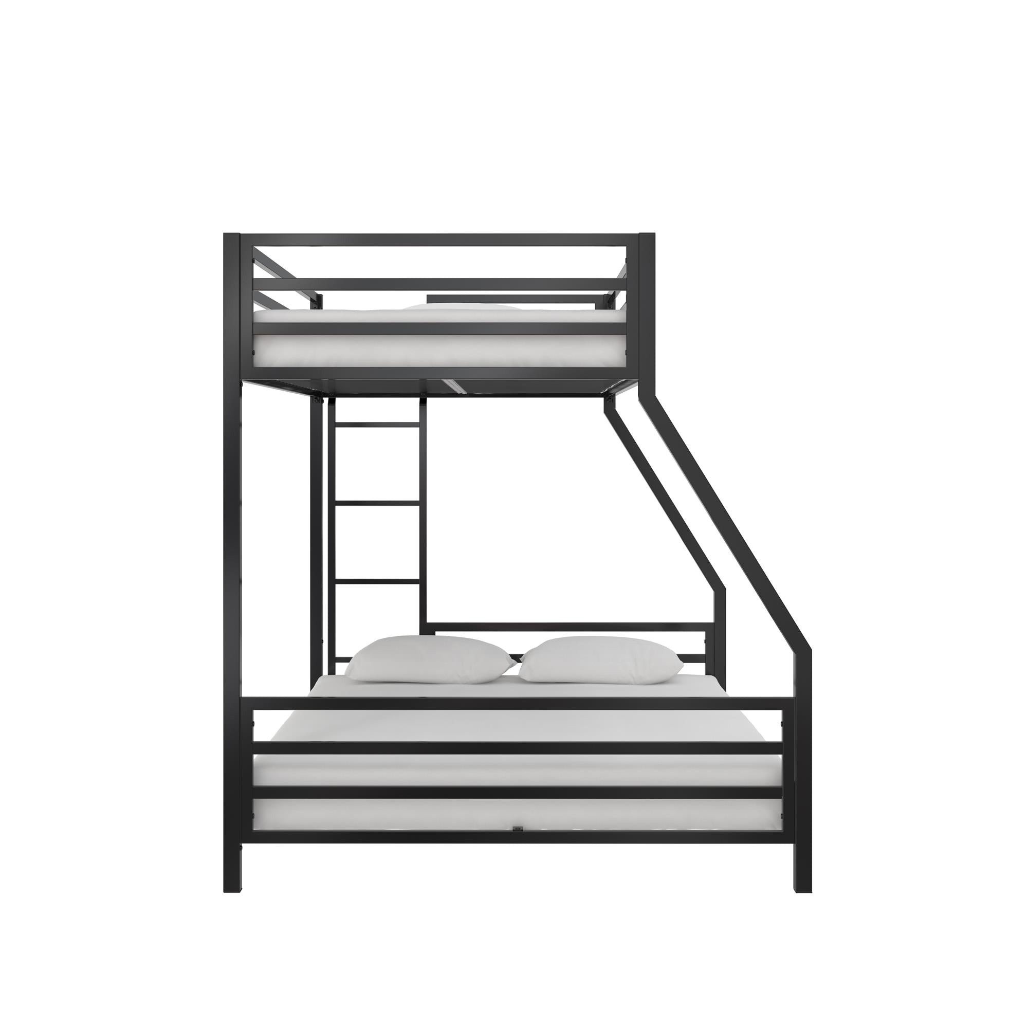 Signature Sleep Coen Metal Bunk Bed - Black - Twin-Over-Full