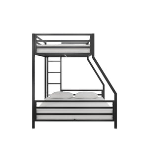 Signature Sleep Coen Metal Bunk Bed - Black - Twin-Over-Full