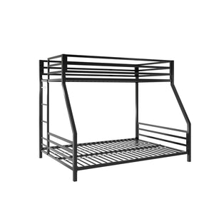 Signature Sleep Coen Metal Bunk Bed - Black - Twin-Over-Full