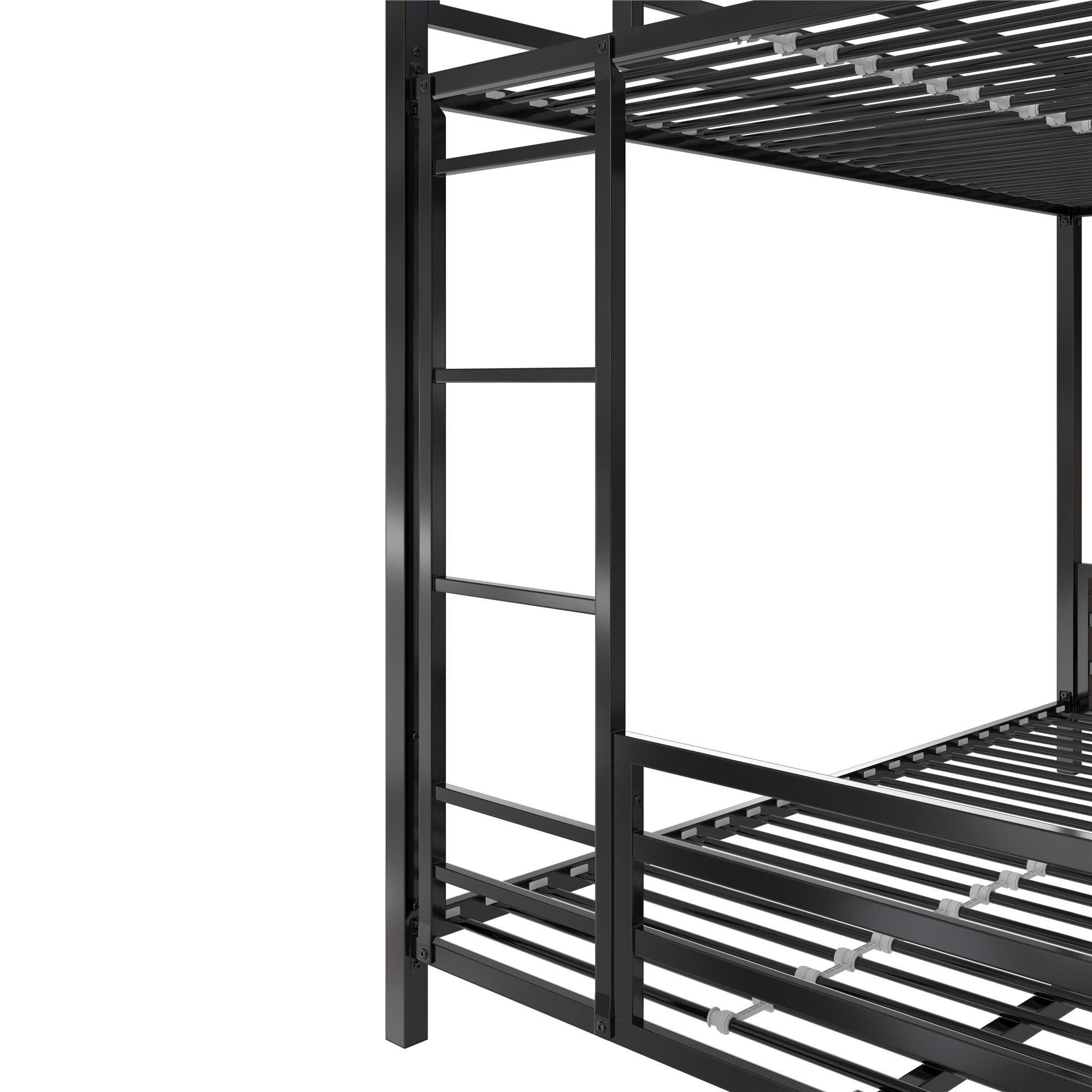 Signature Sleep Coen Metal Bunk Bed - Black - Twin-Over-Full