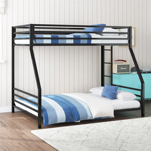 Signature Sleep Coen Metal Bunk Bed - Black - Twin-Over-Full