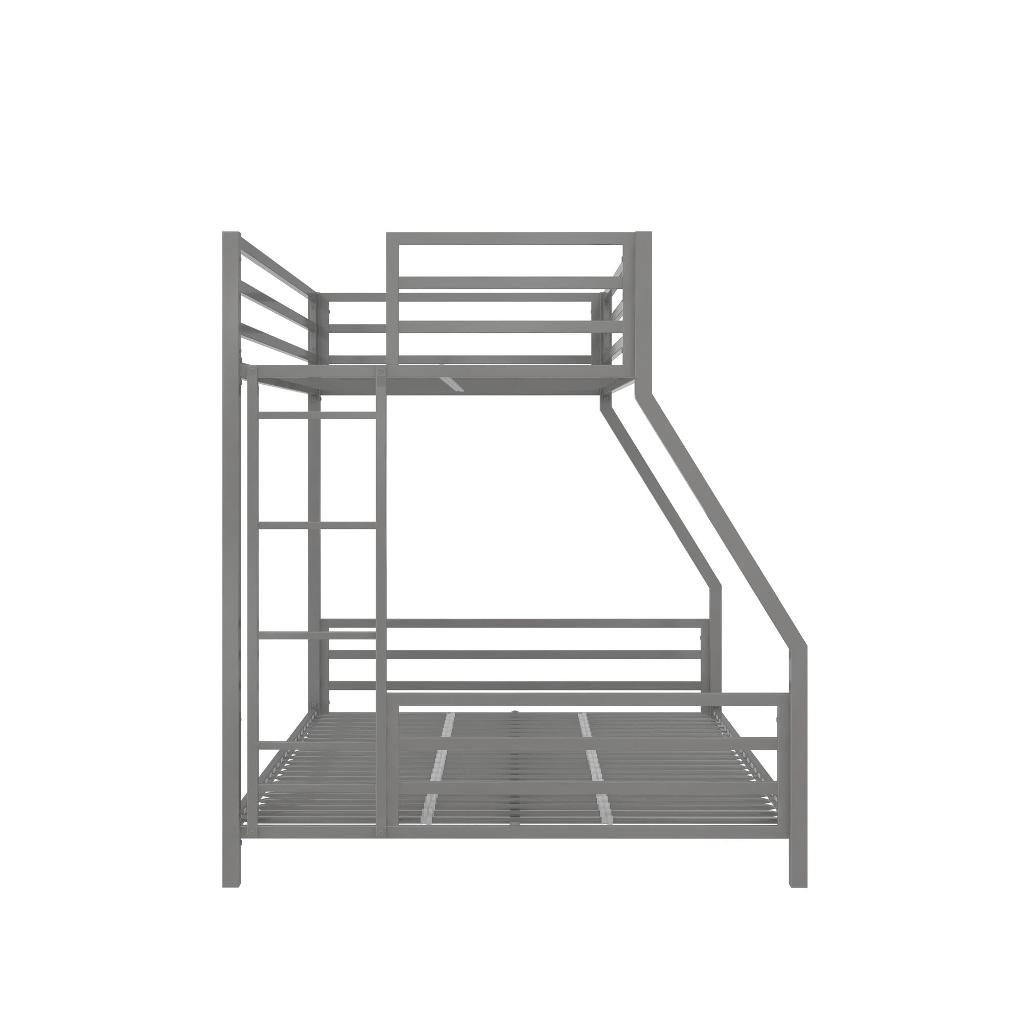 Signature Sleep Coen Metal Bunk Bed - Silver - Twin-Over-Full