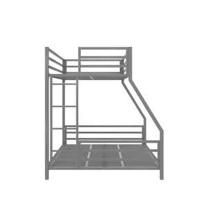 Signature Sleep Coen Metal Bunk Bed - Silver - Twin-Over-Full
