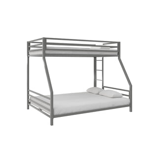 Signature Sleep Coen Metal Bunk Bed - Silver - Twin-Over-Full
