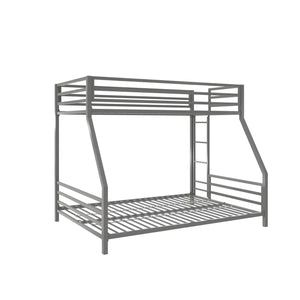 Signature Sleep Coen Metal Bunk Bed - Silver - Twin-Over-Full