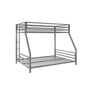 Signature Sleep Coen Metal Bunk Bed - Silver - Twin-Over-Full
