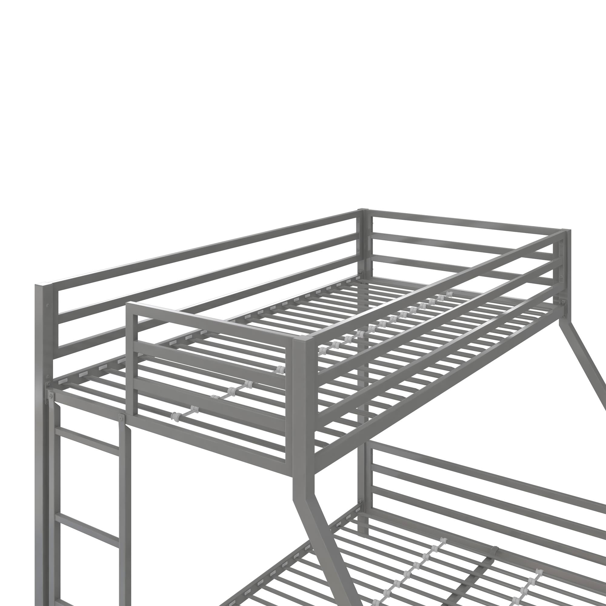 Signature Sleep Coen Metal Bunk Bed - Silver - Twin-Over-Full