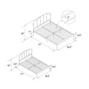RealRooms Camie Metal Bed - Black - Full