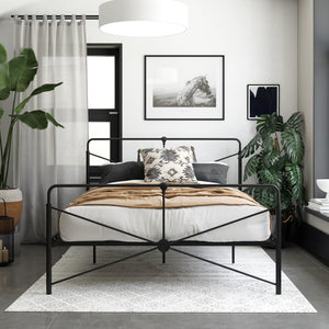 DHP Bradford Metal Bed Frame - Black - Queen