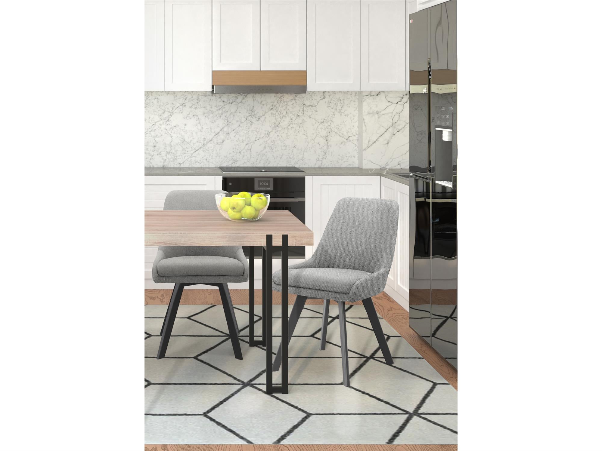 Ren Home Thora Dining Chair, Set of 2 - Gray - Set of 2