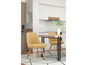 Ren Home Thora Dining Chair, Set of 2 - Mustard Yellow - Set of 2