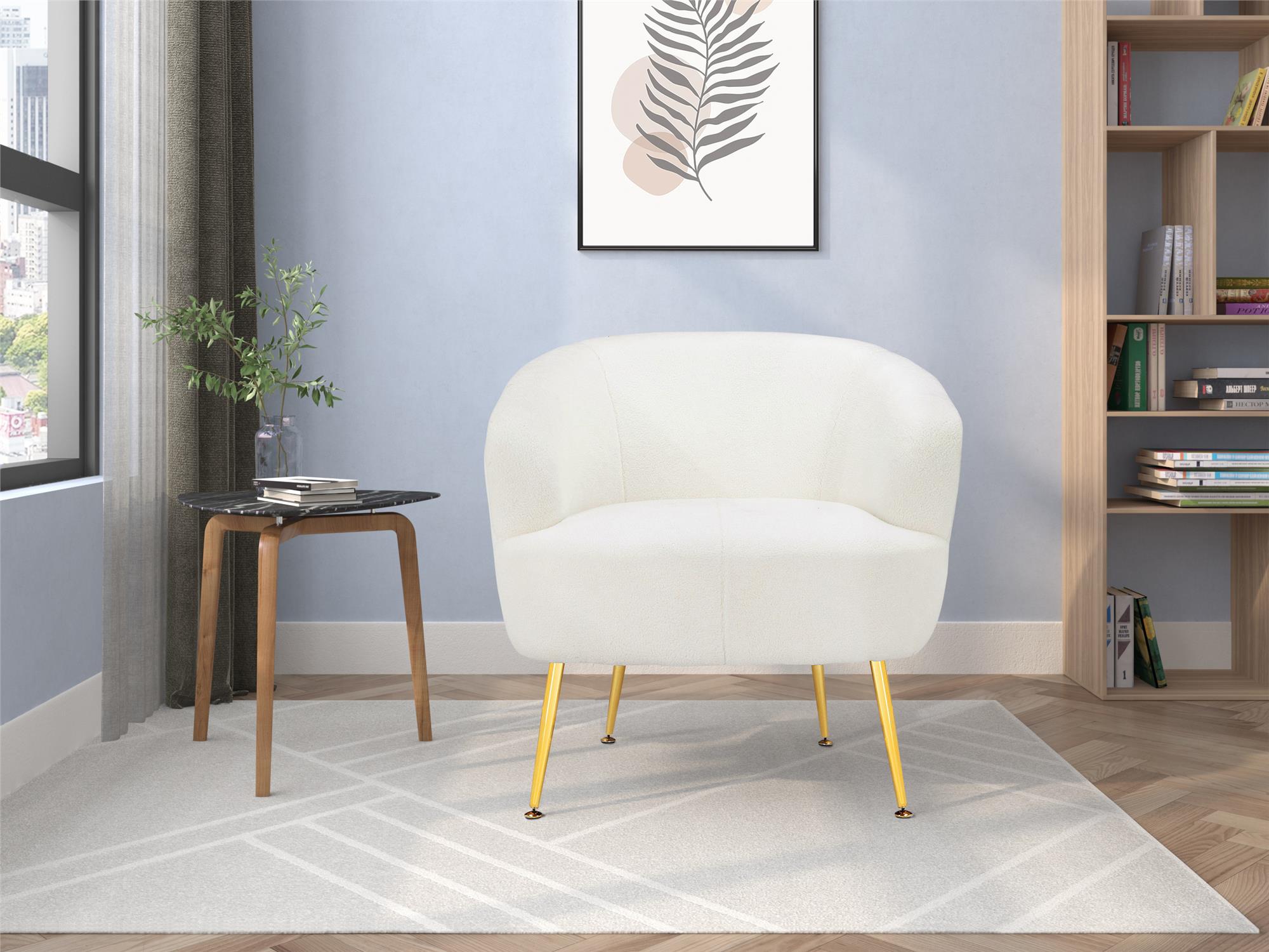 Ren Home Kara Accent Chair - White