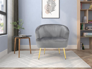 Ren Home Kara Accent Chair - Gray