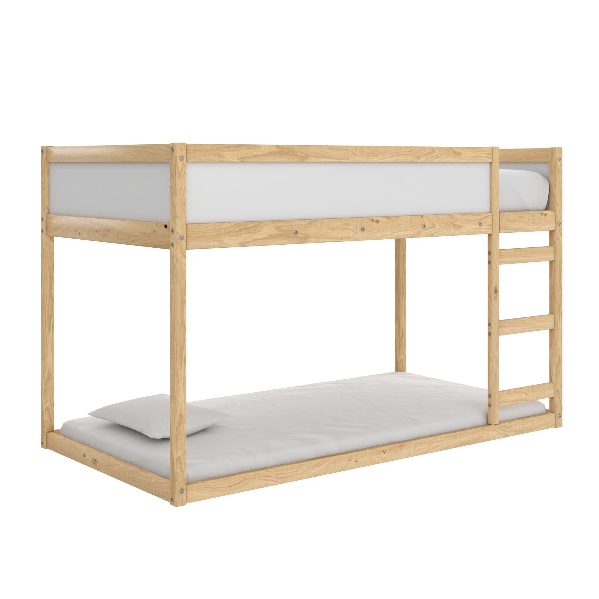 Max & Finn Saffiano Reversible 3-in-1 Kids' Bed - Natural - Twin