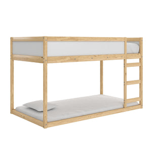 Max & Finn Saffiano Reversible 3-in-1 Kids' Bed - Natural - Twin