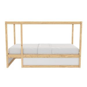 Max & Finn Saffiano Reversible 3-in-1 Kids' Bed - Natural - Twin