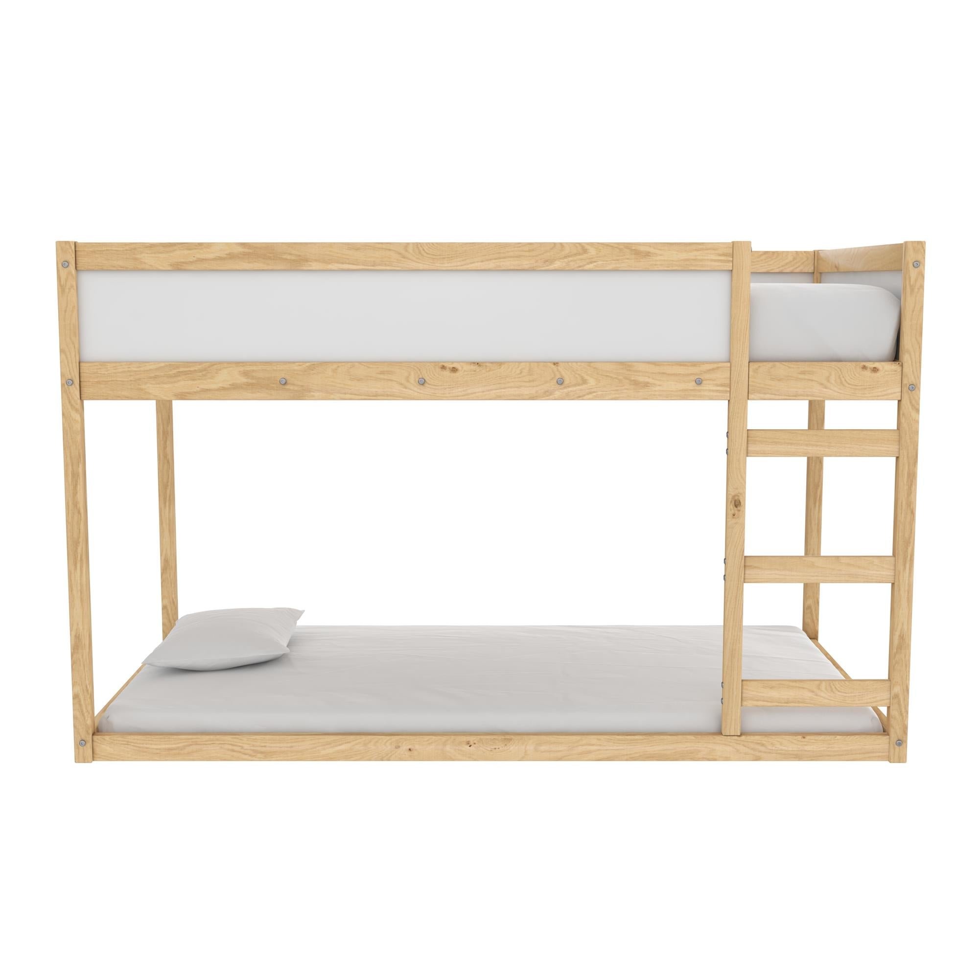 Max & Finn Saffiano Reversible 3-in-1 Kids' Bed - Natural - Twin