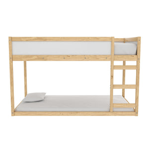 Max & Finn Saffiano Reversible 3-in-1 Kids' Bed - Natural - Twin