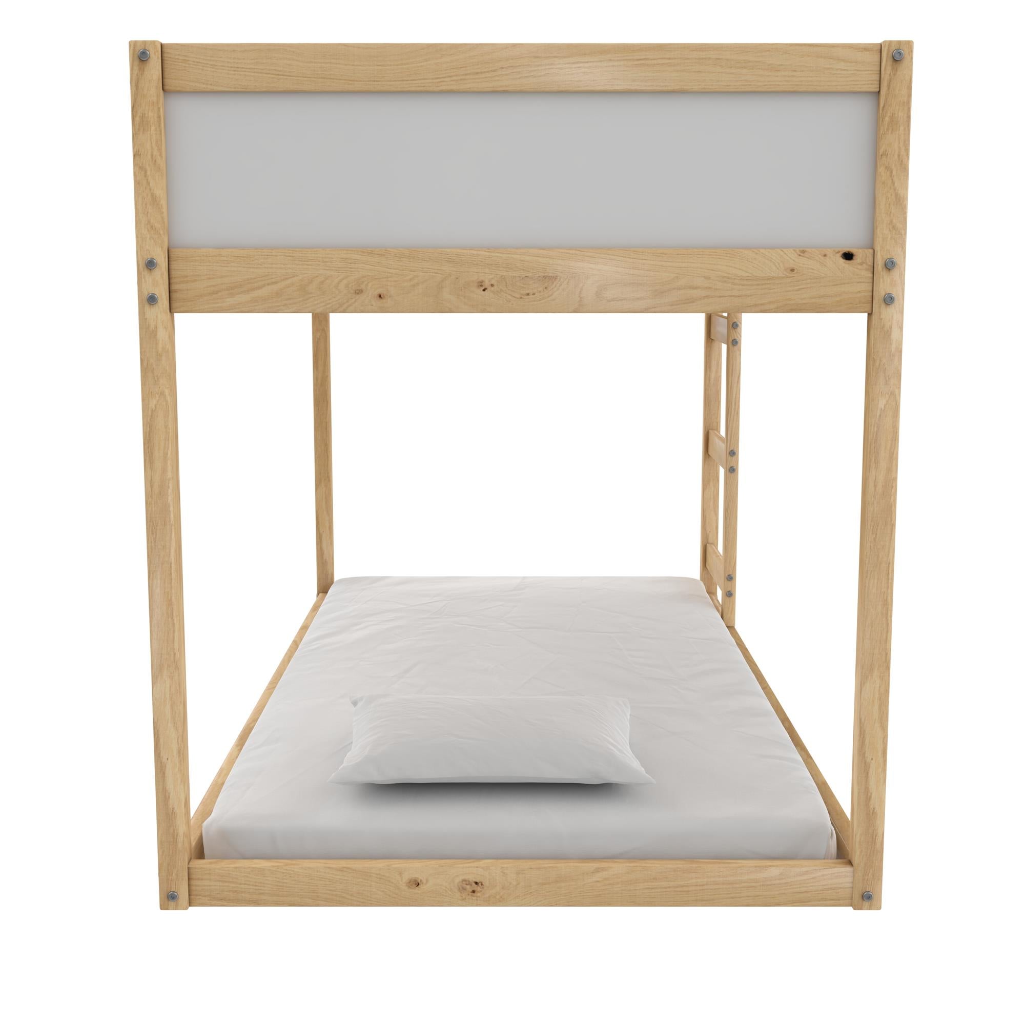 Max & Finn Saffiano Reversible 3-in-1 Kids' Bed - Natural - Twin