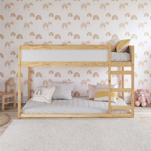 Max & Finn Saffiano Reversible 3-in-1 Kids' Bed - Natural - Twin